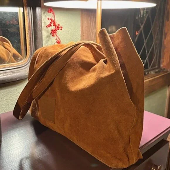 Haute Hippie Suede Hobo Bag~ - Picture 4 of 7